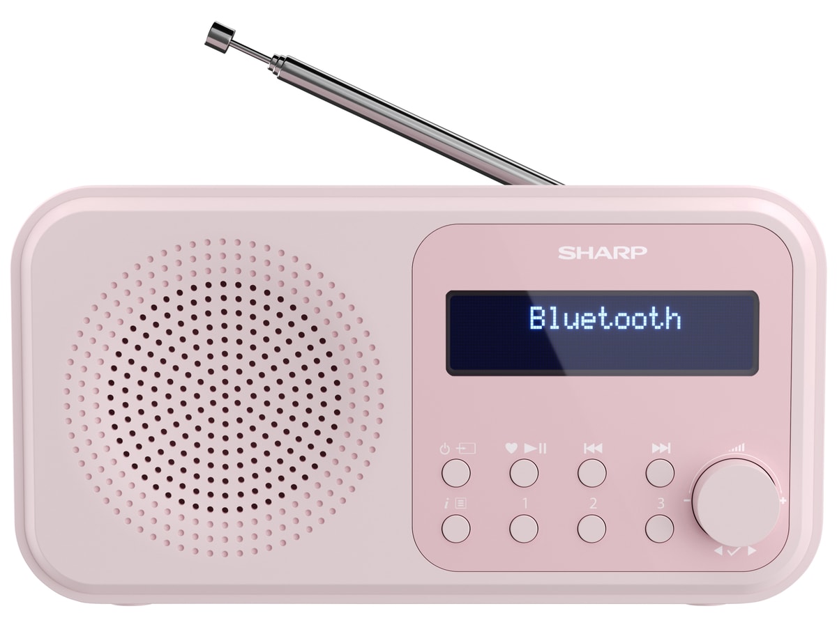 SHARP DAB+/FM Radio DR-P420, USB, Bluetooth, rosa SHARP DAB+/FM Radio DR-P420, USB, Bluetooth, rosa von Sharp