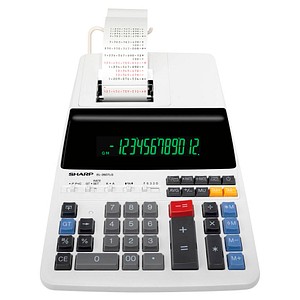 SHARP EL-2607LG Tischrechner druckend lichtgrau SHARP EL-2607LG Tischrechner druckend lichtgrau von Sharp