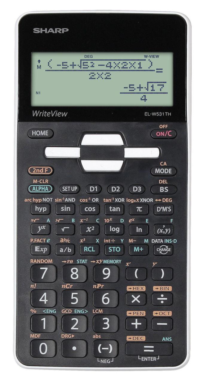 SHARP EL-W531TG Schulrechner SHARP EL-W531TG Schulrechner von Sharp