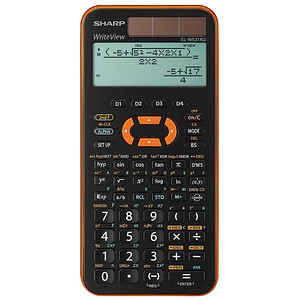 SHARP EL-W531XG Wissenschaftlicher Taschenrechner schwarz/orange SHARP EL-W531XG Wissenschaftlicher Taschenrechner schwarz/orange von Sharp
