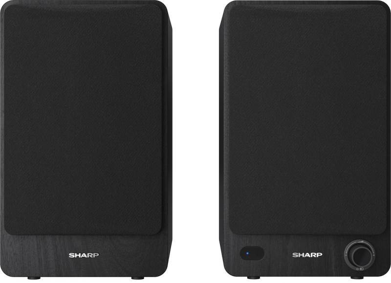 SHARP Lautsprecherboxen CP-SS30 (BK), 2-Wege, Bluetooth, USB, MP3, 60 W von Sharp