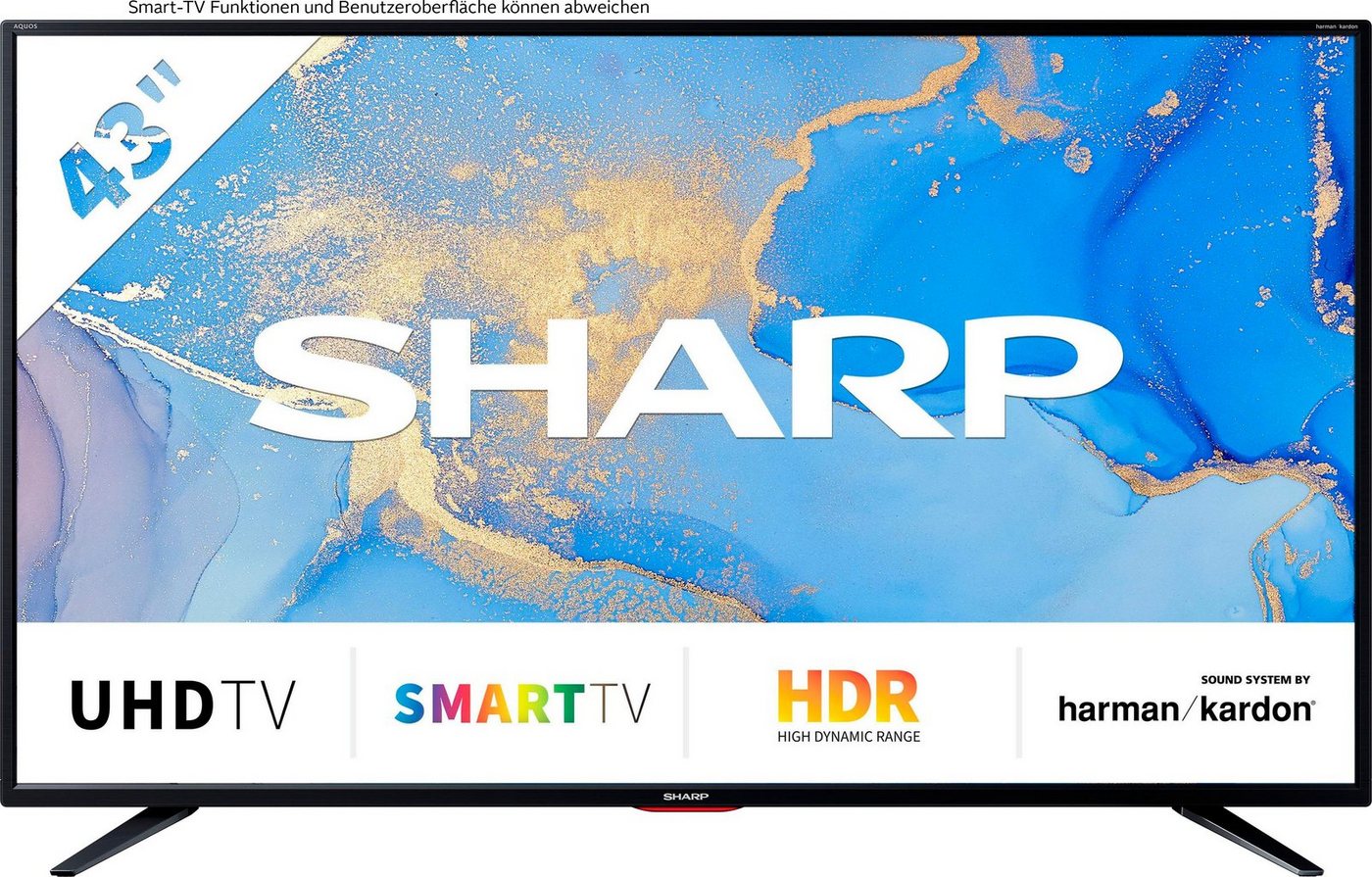 Sharp 4T-C43BJx LED-Fernseher (108 cm/43 Zoll, 4K Ultra HD, Smart-TV, 43BJ5E) von Sharp