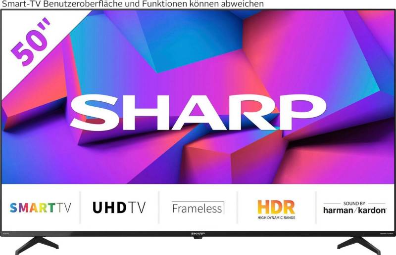 Sharp 4T-C50FK2EL2NB LED-Fernseher (126 cm/50 Zoll, 4K Ultra HD, Smart-TV) von Sharp