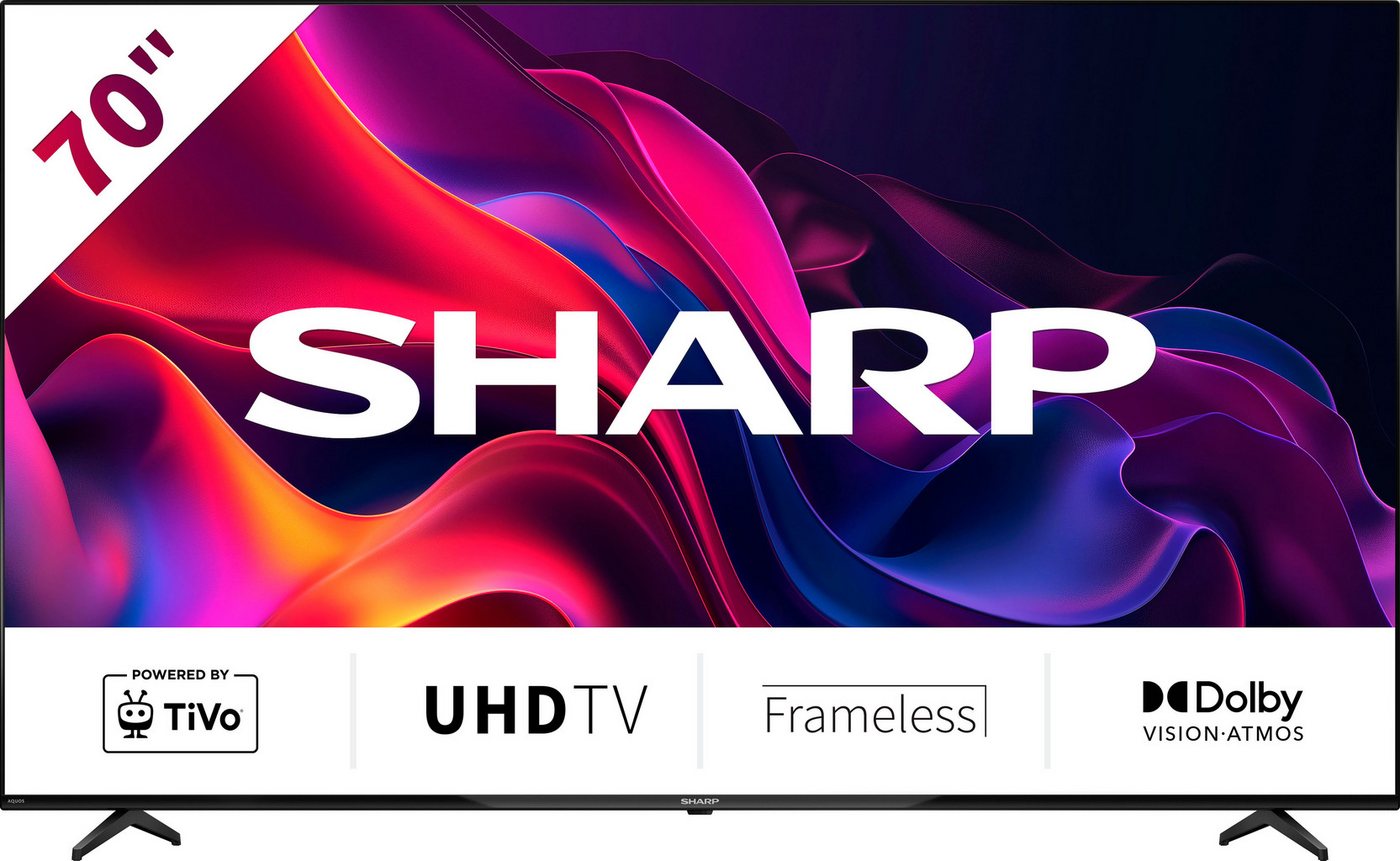 Sharp 4T-C70GKx LED-Fernseher (177 cm/70 Zoll, Smart-TV) von Sharp