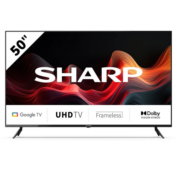 Sharp 50GL4060E 50 UHD Google Smart TV schwarz [Energieklasse G] (50GL4060E) von Sharp