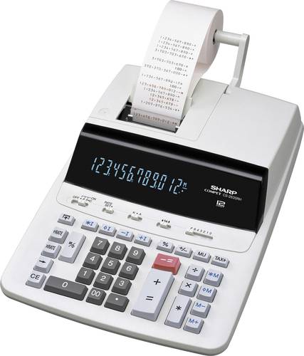 Sharp CS-2635 RHGY Druckender Tischrechner Grau Display (Stellen): 12 netzbetrieben (B x H x T) 250 von Sharp