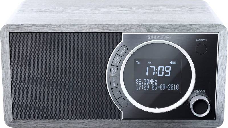 Sharp DR-450 Digitalradio (DAB) (Automatische Senderverfolgung, Digitalradio (DAB), FM-Tuner mit RDS, 6 W) von Sharp