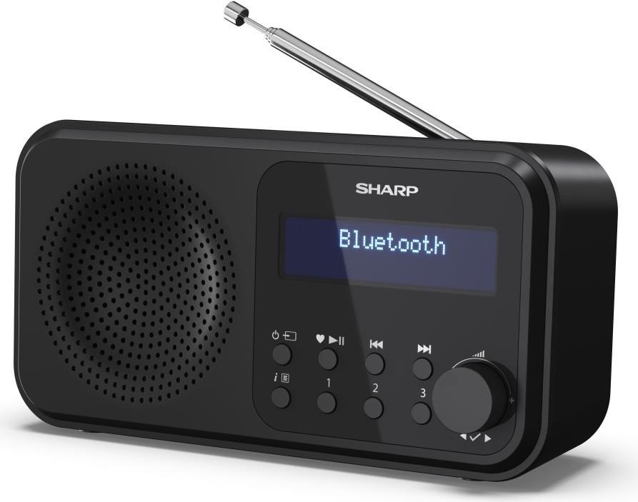 Sharp DR-P420 - Tragbar - Digital - DAB - DAB+ - FM - Automatischer Suchlauf - Automatisches Tuning - 2 W - AAC (DRP420BK) von Sharp
