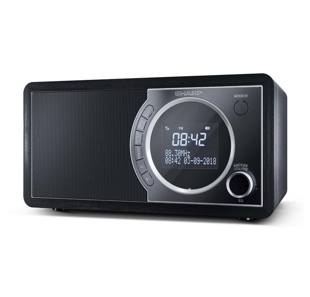 Sharp DR450 Digitalradio schwarz Radio von Sharp