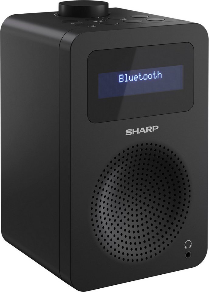 Sharp Digitalradio Tokyo Radio (Digitalradio (DAB), FM-Tuner mit RDS, 5 W) von Sharp
