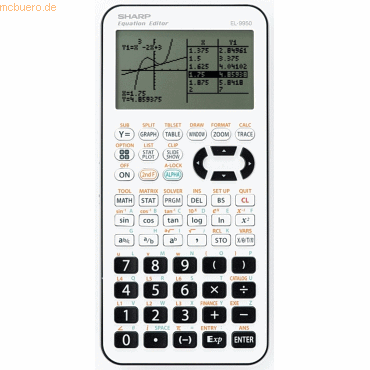 Sharp Grafikrechner EL-9950 G SII 2 in 1 von Sharp