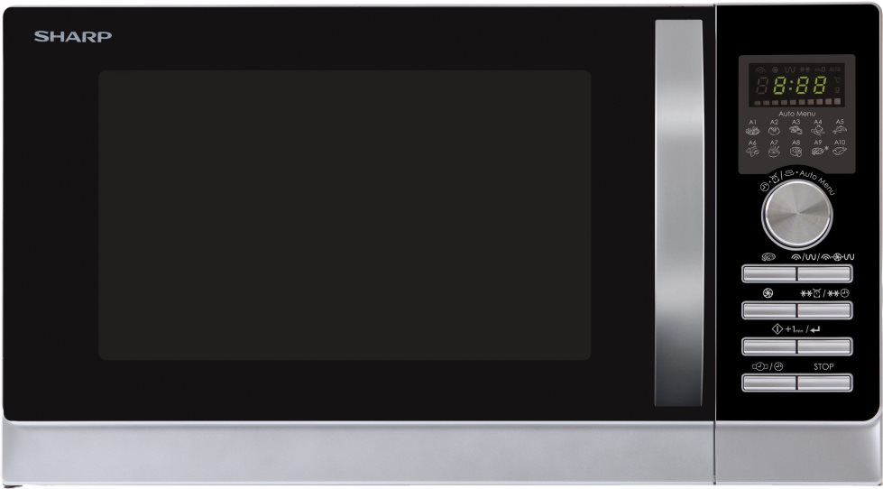 Sharp Home Appliences R843INW Kombi-Mikrowelle 25l 900W Silber Mikrowelle (2182185) von Sharp