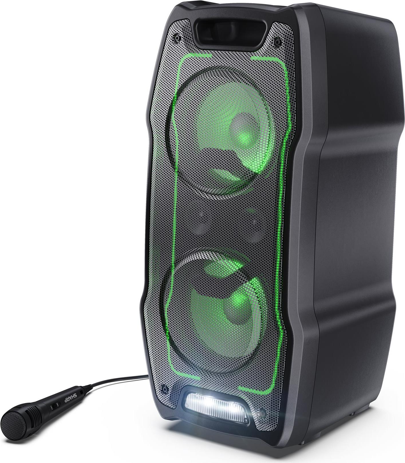 Sharp PS-931 Party-Lautsprecher 180W Lichtshow schwarz (PS-931) von Sharp