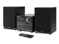 Sharp XL-B517D, Heim-Audio-Mikrosystem, Schwarz, 1 Disks, 45 W, Voller Bereich, 60 - 20000 Hz von Sharp