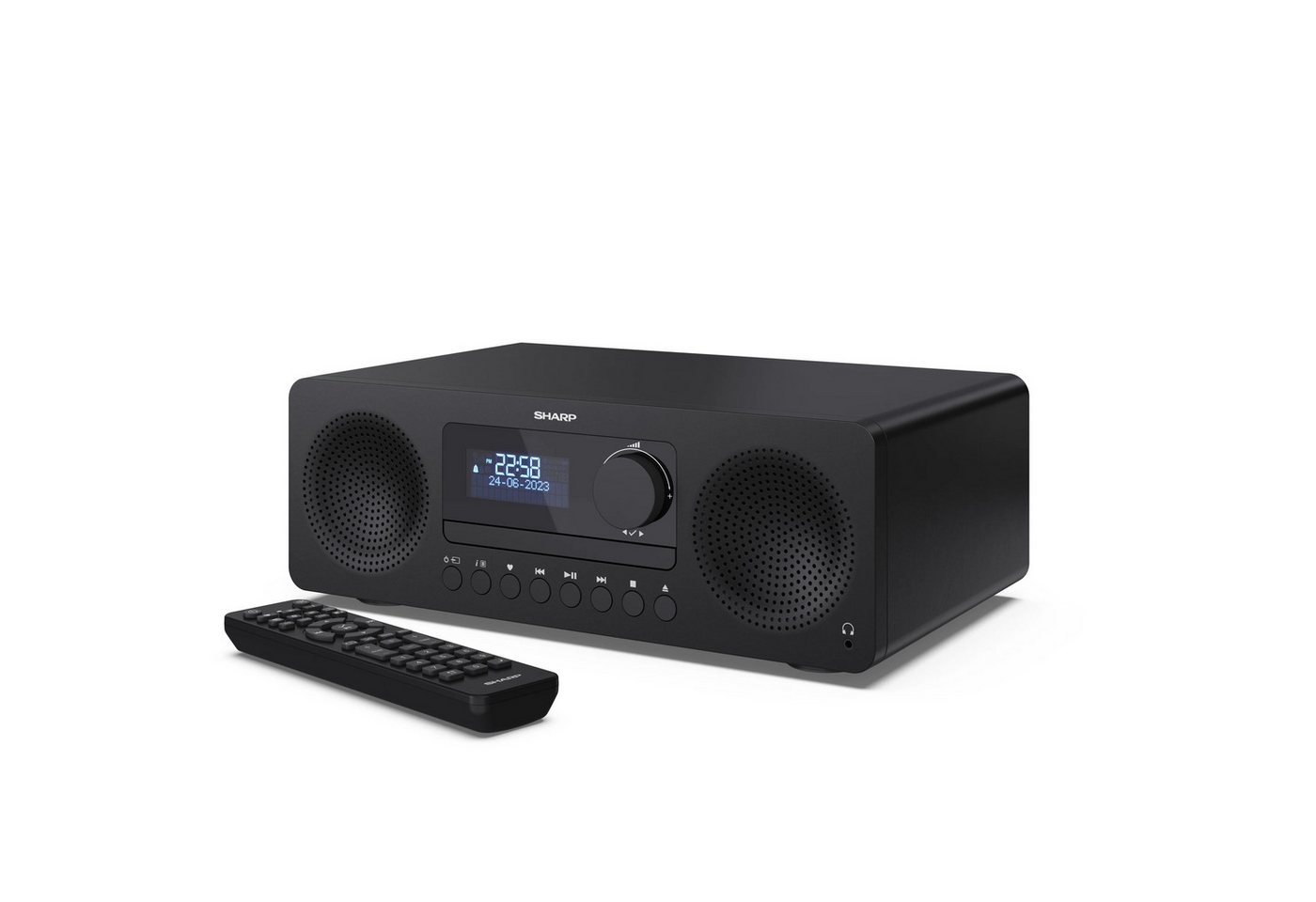 Sharp XL-B720D(BK) Kompaktanlage (All-in-One Hi-Fi System Bluetooth 5.0 CD-Player USB-Wiedergabe) von Sharp