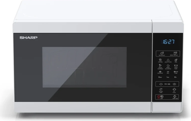 Sharp YC-MG02E-W Mikrowelle Arbeitsplatte 20 l 800 W Blau - Weiß (YC-MG02EW) von Sharp