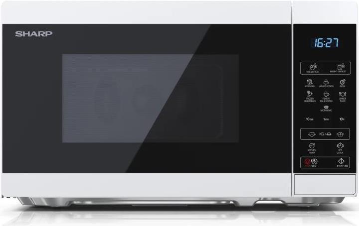 Sharp YC-MS02E-W Mikrowelle Arbeitsplatte Solo-Mikrowelle 20 l 800 W Schwarz - Weiß (YC-MS02E-W) von Sharp