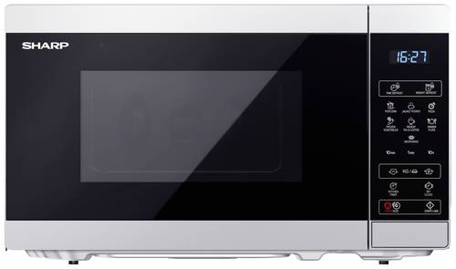 Sharp YC-MS02ES Mikrowelle Schwarz, Silber, Weiß 800W von Sharp