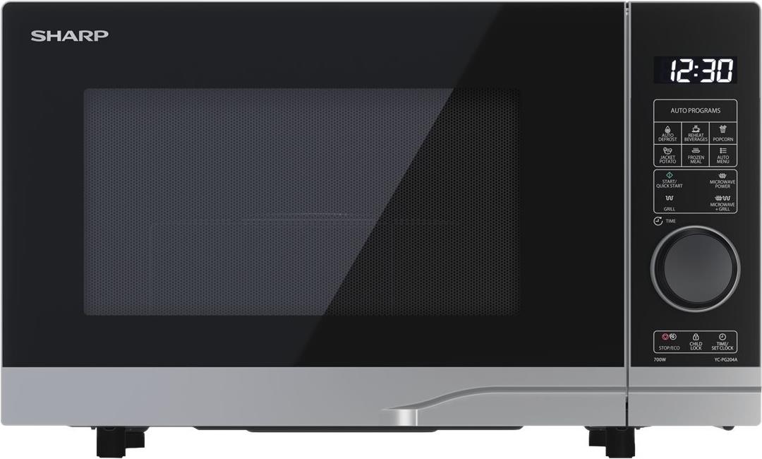 Sharp YC-PG204AE-S Mikrowelle Silber 700 W (YC-PG204AE-S) von Sharp