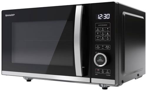 Sharp YC-QG204AE-B Mikrowelle Schwarz 800W Grillfunktion, mit Display von Sharp