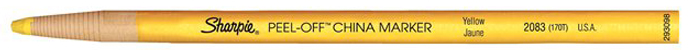 Sharpie CHINA-Marker, Strichstärke: 2,0 mm, gelb von Sharpie