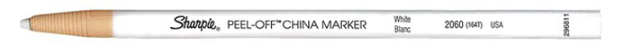 Sharpie CHINA-Marker, Strichstärke: 2,0 mm, weiß von Sharpie