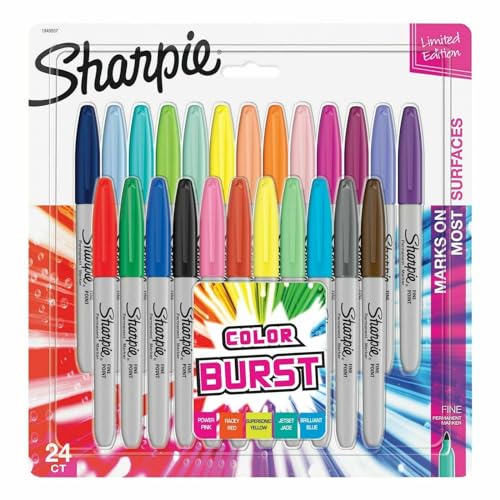 Sharpie Colores Burst ROTULADORES PERMANENTES FININE SURTIDOS Blister -24U- Sharpie Colores Burst ROTULADORES PERMANENTES FININE SURTIDOS Blister -24U- von Sharpie