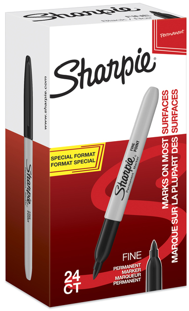 Sharpie Permanent-Marker FINE, Value Pack, schwarz von Sharpie