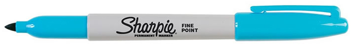 Sharpie Permanent-Marker FINE, hellblau von Sharpie