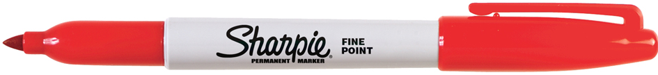 Sharpie Permanent-Marker FINE, rot von Sharpie