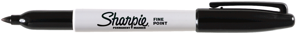 Sharpie Permanent-Marker FINE, schwarz von Sharpie