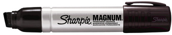 Sharpie Permanent-Marker METAL MAGNUM, Keilspitze, schwarz von Sharpie