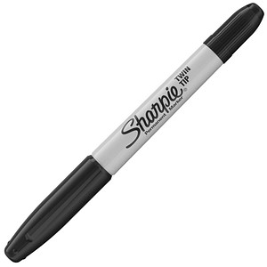 Sharpie Permanentmarker schwarz 0,7 - 1,0 mm, 1 St. von Sharpie