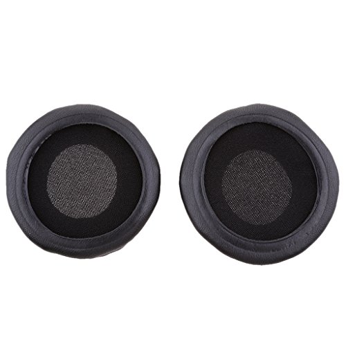 1Paar Ersatz PU Ohrpolster Schwarz 60mm für Kopfhörer von Sharplace