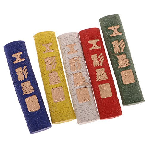7 Farben Chinesische Traditionelle Geschnitzte Drachen Kalligraphie Malerei Tinte Tusche Ink Stick Inkstone Geschenke und Sammlung von Sharplace