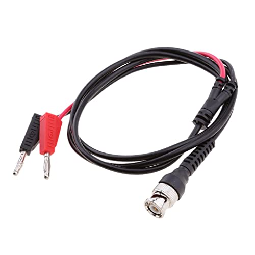 Dual 4mm Stapelbarer Bananenstecker zu BNC Q9 mit Messleitungen Sondenkabel 120 cm - Rot + Schwarz Dual 4mm Stapelbarer Bananenstecker zu BNC Q9 mit Messleitungen Sondenkabel 120 cm - Rot + Schwarz von Sharplace