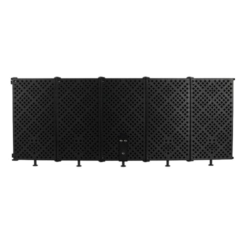 Einstellbare Mikrofon Schild Isolation Tragbare Vocal Booth 5 Panel Design von Sharplace