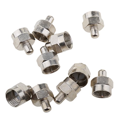 Sharplace 10 STK. 75 Ohm Abschluss auf F-Typ Anschlüsse Koaxial StromStromkabel Stecker Endkappen Sharplace 10 STK. 75 Ohm Abschluss auf F-Typ Anschlüsse Koaxial StromStromkabel Stecker Endkappen von Sharplace