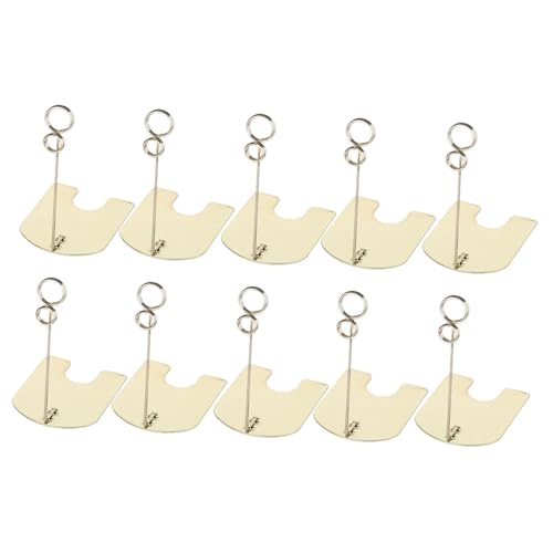 Sharplace 10 Stück Tischkartenhalter, Tischnummernhalter, Fotohalter, Bildnamen, Menü-Clips für Bäckerei, Memo, Notizen, Hochzeitstag, Gold Sharplace 10 Stück Tischkartenhalter, Tischnummernhalter, Fotohalter, Bildnamen, Menü-Clips für Bäckerei, Memo, Notizen, Hochzeitstag, Gold von Sharplace