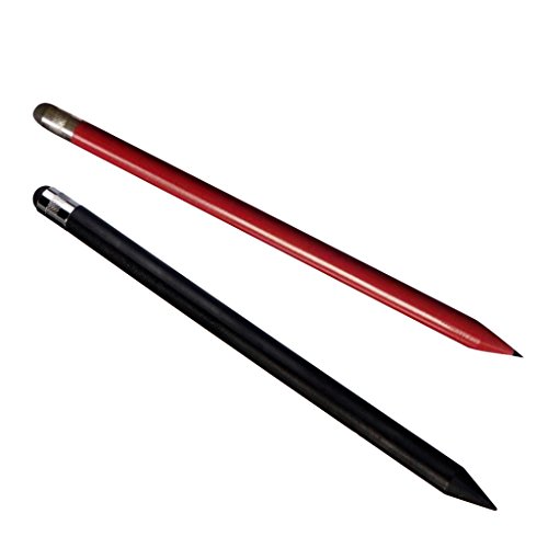 Sharplace 2 STK. Runde Dünne Spitze Kapazitiven Stylus Stift Touch Pen Für Tablet Schwarz von Sharplace