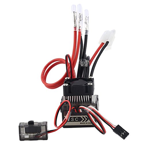 Sharplace 320A 7.2V-16V Brushed ESC Speed Control für 1/10 RC Auto/RC Boot, Elektronischer Geschwindigkeitsregler Mit Kühlkörper Sharplace 320A 7.2V-16V Brushed ESC Speed Control für 1/10 RC Auto/RC Boot, Elektronischer Geschwindigkeitsregler Mit Kühlkörper von Sharplace