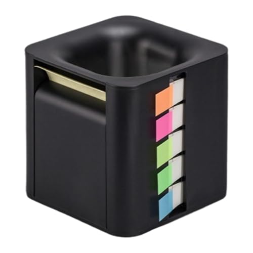 Sharplace 5 in 1 Sticky Note Halter Spender Sticky Index Tabs Schreibtisch Organizer wiederverwendbarer Papiercliphalter für Bürolehrer Memo Home, Schwarz Sharplace 5 in 1 Sticky Note Halter Spender Sticky Index Tabs Schreibtisch Organizer wiederverwendbarer Papiercliphalter für Bürolehrer Memo Home, Schwarz von Sharplace