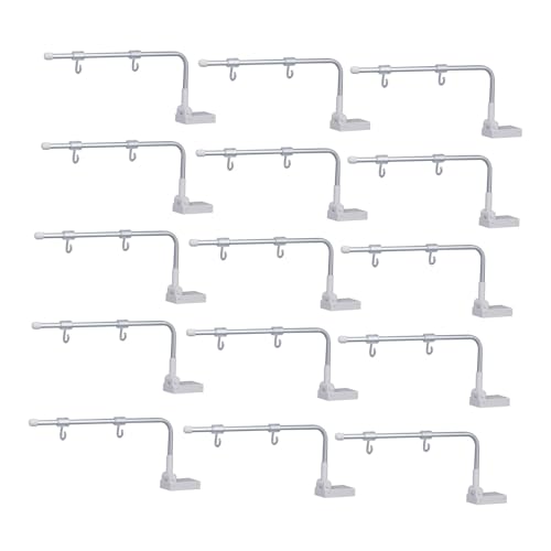 Sharplace Aluminium-Schilder-/Plakatständer, Billboard-Displayhalter, wiederverwendbar, praktische Display-Organisation, multifunktional, für Ladenplakate, 15 Stück Knopfstil. von Sharplace