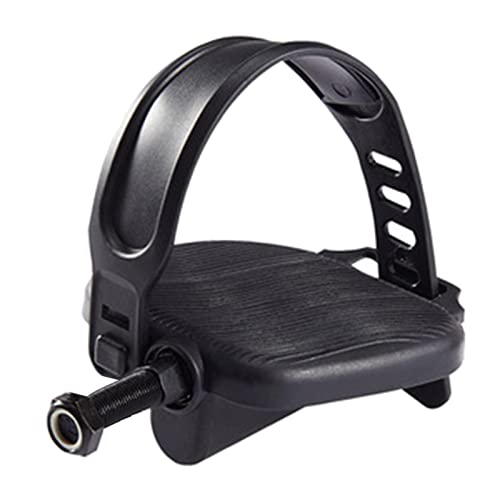Sharplace Heimtrainer-Pedale mit verstellbaren Riemen rutschfeste 1/2- oder 9/16-Fahrradpedal, Lange 14 mm Spindel Sharplace Heimtrainer-Pedale mit verstellbaren Riemen rutschfeste 1/2- oder 9/16-Fahrradpedal, Lange 14 mm Spindel von Sharplace