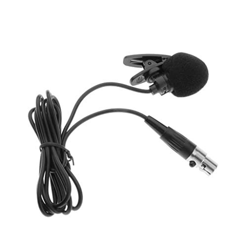 Kabelloses Mikrofon XLR 3 Polige clip de solapa Mikrofon Zange & Windschutz, Plastikclip von Sharplace