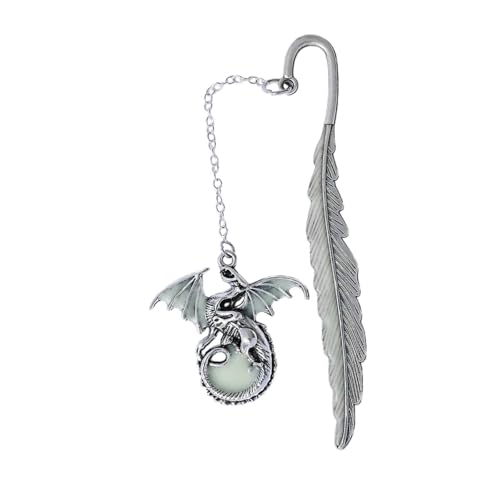 Sharplace Lesezeichen mit aus Metall, leuchtet im Dunkeln, kreativ, elegant, lustiger Seitenmarker, coole Fantasie, Geschenk für Buchliebhaber, Antikes Silber Sharplace Lesezeichen mit aus Metall, leuchtet im Dunkeln, kreativ, elegant, lustiger Seitenmarker, coole Fantasie, Geschenk für Buchliebhaber, Antikes Silber von Sharplace