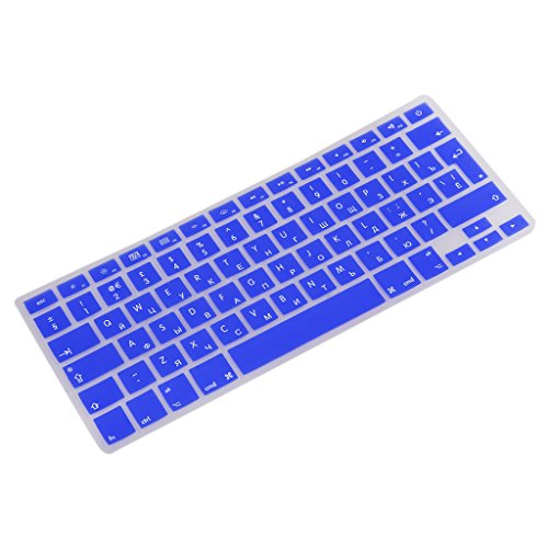 Sharplace Weiche Silikagel Tastatur Schutz Film (QWERTY+Russisch) für 13'' /Pro, Blau von Sharplace