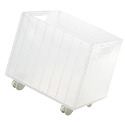 Sharplace unter Schreibtischbuchhülle mit Casters Under Desk Book Organizer Dokumentspeicher -Bin -Datei Box mit Handles für Wohnzimmer, Klar Sharplace unter Schreibtischbuchhülle mit Casters Under Desk Book Organizer Dokumentspeicher -Bin -Datei Box mit Handles für Wohnzimmer, Klar von Sharplace