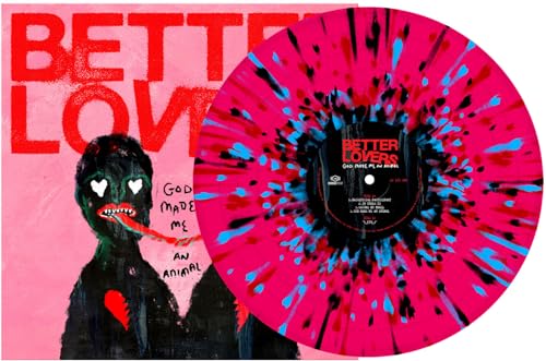 God Made Me an Animal - Pink, Black, Turquoise and Red Splatter [Vinyl LP] von Sharptone Records