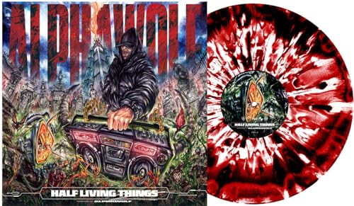 Half Living Things - Red Black & White Corona [Vinyl LP] von Sharptone Records